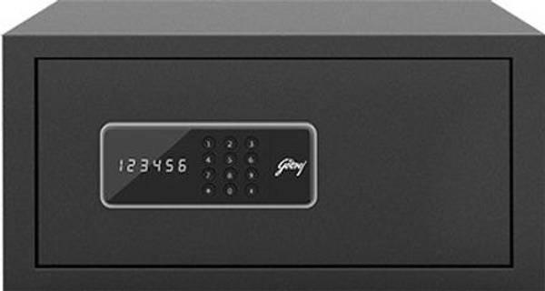 Godrej 25 Liters Digital Safe Home Lockers, Ebony, Weight 10 KG, Volume 25 Liters Safe Locker Safe Locker