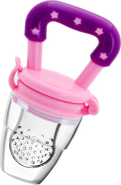 mastela Fruit/Food Feeder/Pacifier/Nibbler with Silicon Mesh in Box Packing (Pink, Pack of 1) Teether and Feeder