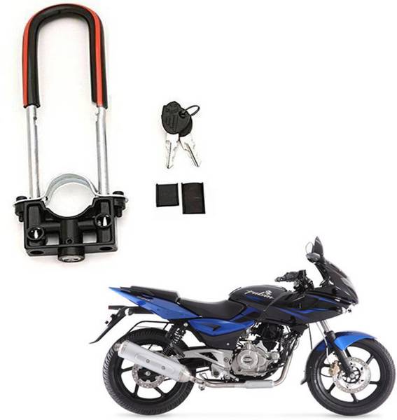 BRPEARl Bike Front Shocker Wheel Lock-175 Bike Front U-Type Anti Theft Wheel Lock For Bajaj Pulsar 220 DTS -i Wheel Lock