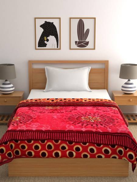Raymond Home Motifs Queen AC Blanket for Mild Winter Price History