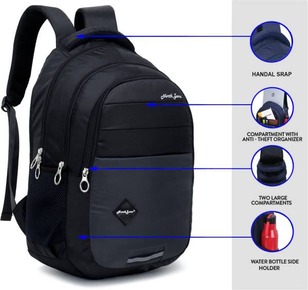 Casual Waterproof Laptop Backpack/Office Bag/School Bag/College Bag/Business Bag 30 L No Backpack