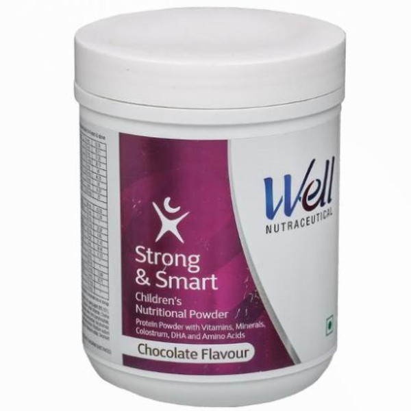 Well Strong & Smart Children's Nutritional Powder 200G (Pack of 1) Chocolate Flavored Powder