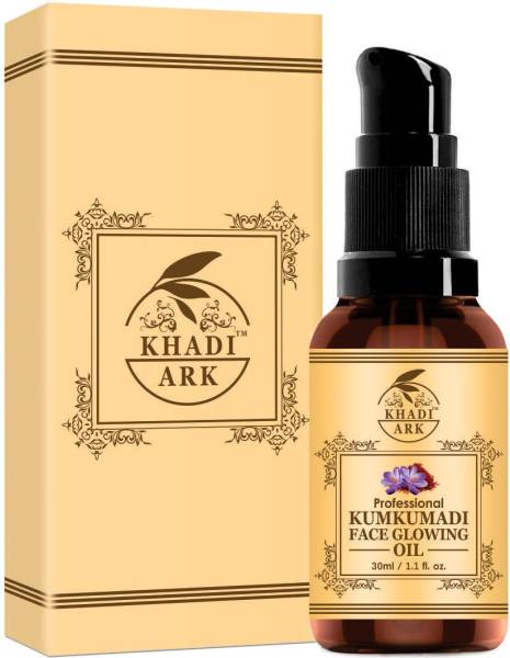 Khadi Ark Kumkumadi Face Glowing Oil with Saffron, Mulethi & Vitamin E Oil