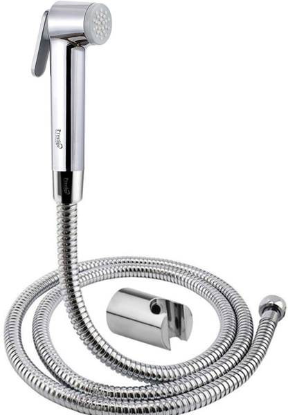 Prestige chrome plated Reva health faucet with 1mtr ABS Shower Tube and Wall Hook Faucet Set