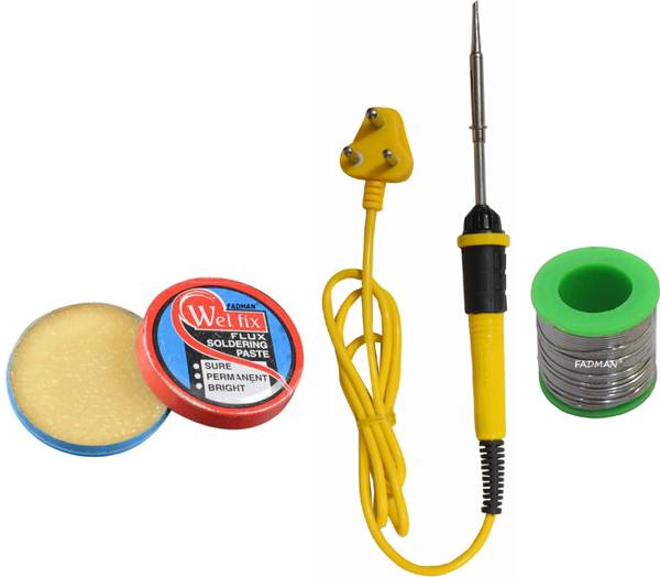 FADMAN Soldering Iron Kit | Solder Wire | Soldering Paste | Yellow+Black Soldering iron 25 W Simple