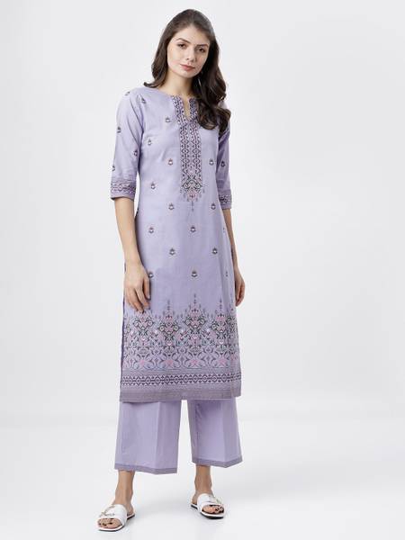 Vishudh kurta palazzo sets clearance myntra