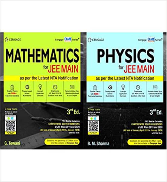 Cengage JEE Main ( Physics & Maths ) Set Of 2 Books, 3E