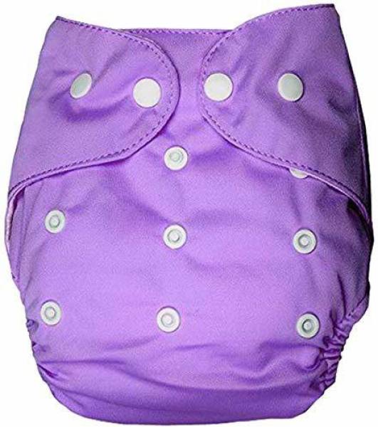 Feelitson Cloth Diaper Reusable Washable Adjustable With 1 Diaper Purple - S