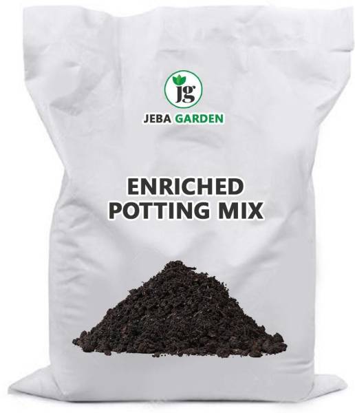 Jeba Garden Enriched Potting Mix 100% Organic Potting Mix Soil for Indoor and Outdoor Plants Manure