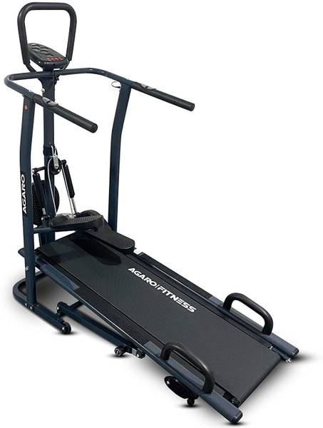 AGARO Rover Manual Treadmill, Folding with 120 kgs max User Weight Treadmill