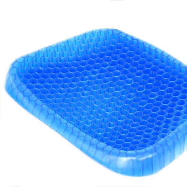 TrendCart Gel Egg Soft Sitter Cushion Honeycomb with Chair Back Rest Car pad Back / Lumbar Support