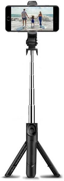 Wanzhow Portable Lightweight Aluminum Tripod with selfie stick Tripod