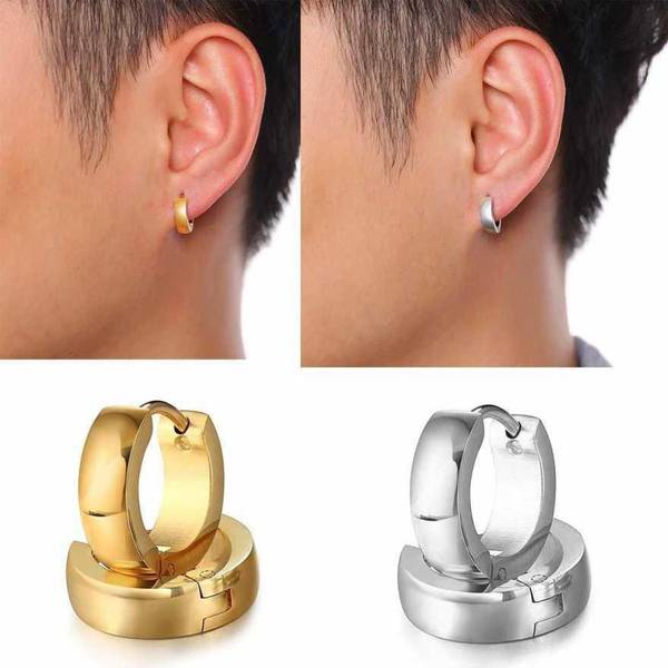 Platinum hotsell male earrings