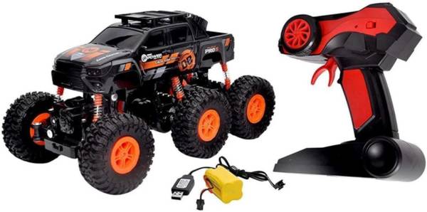 Negocio 6 Wheeler Rock Crawler Rc Car Off Road 6 Wheel Monster Truck Car 2.4GHZ 4WD Toys for Kids Boys