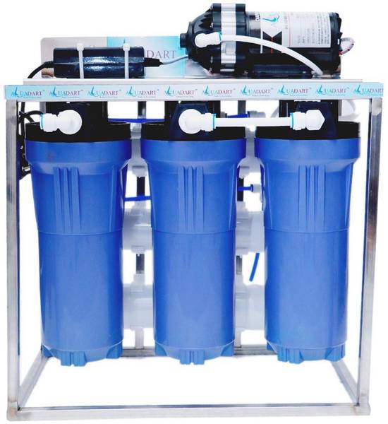 AquaDart 25 LPH Commercial RO Water Purifier Plant Full Stainless Steel Body With Auto Shut Off + TDS Adjuster 25 Litre Tap Mount Water Filter