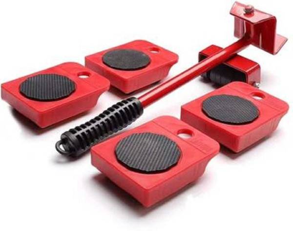 BADSHAH AND KHALIFA Furniture Sliders Heavy Furniture Shifter Moving Wheels Kit Mover Tool Furniture Lifter 4Pcs Casters Kits 360 Degree Rotatable Pad...