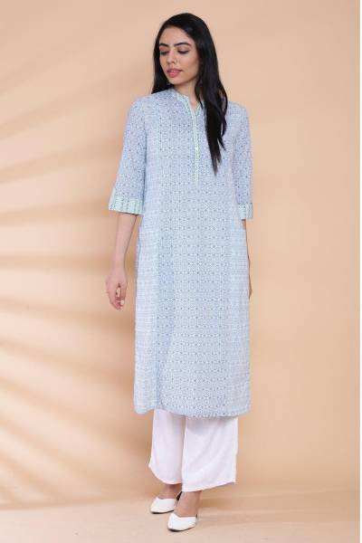 BIBA Women Printed Straight Kurta