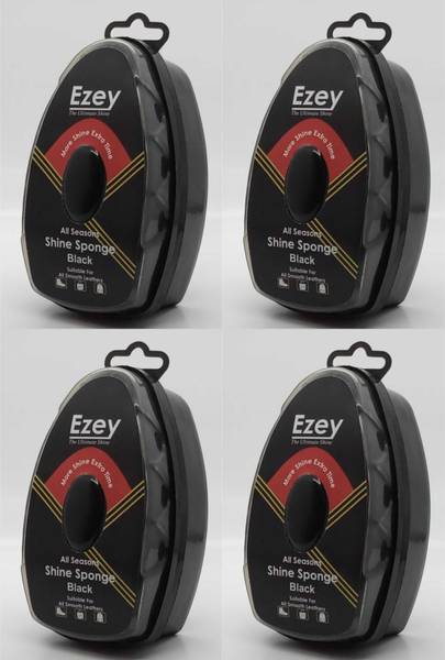 Ezey Shine Sponge (Black)-Pack of 4 Pcs Shiner