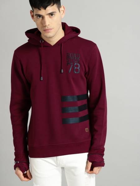 Roadster Full Sleeve Striped Men Sweatshirt