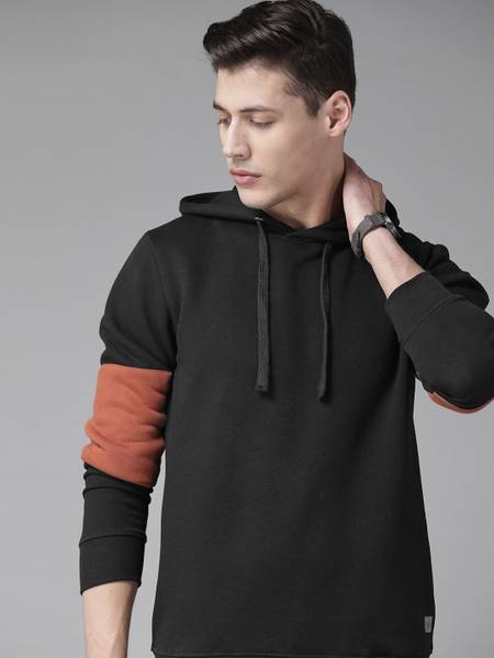 Roadster full sleeve solid hotsell men s sweatshirt