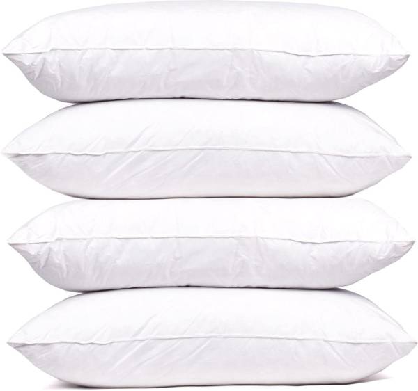 THE COSMO PILLOW Cotton Solid Cushion Pack of 4