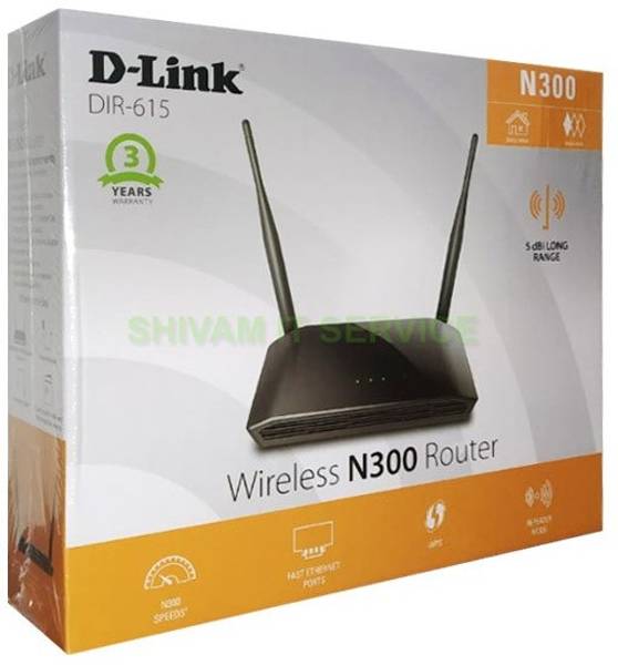 D-Link N300 DIR-615 300 Mbps Wireless Router