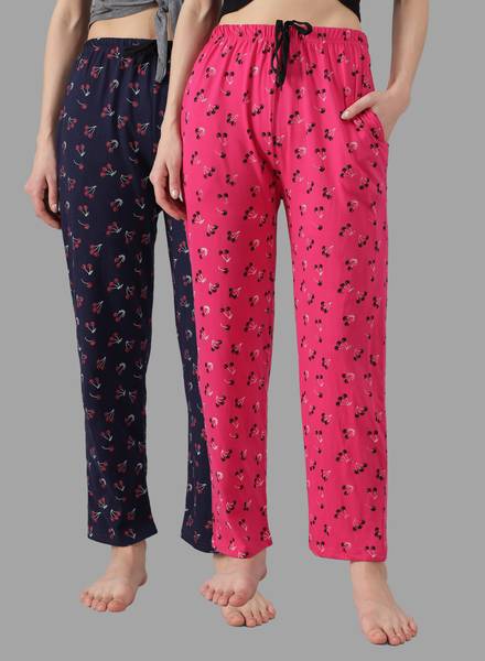 Trendy World Printed Women Multicolor Track Pants
