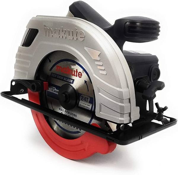 MAKUTE M1380W7 7inch circular saw machine for Ply/wood cutting, speed-5300 Rpm, includes 185 mm TCT cutter blade attachment, Quick Adjustable Depth 60...