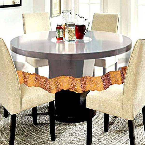 lala hathrasi Solid 6 Seater Table Cover