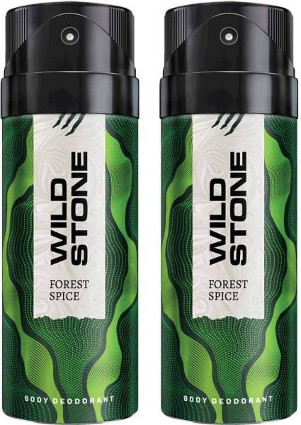 Wild Stone Forest Spice Combo 150 ml each Deodorant Spray - For Men