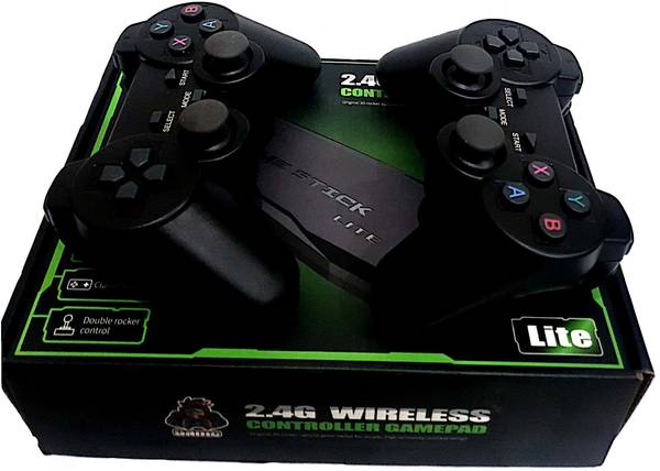 2.4G Wireless Gaming Controller with Game Stick (2 Controller, 1 Game Stick) Limited Edition