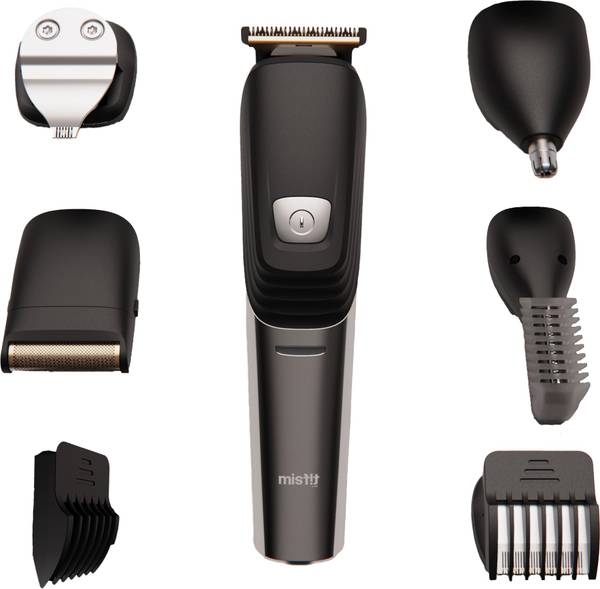 Misfit by boAt T200 Runtime: 120 mins 6-in-1 Trimmer for Men  (Black)
