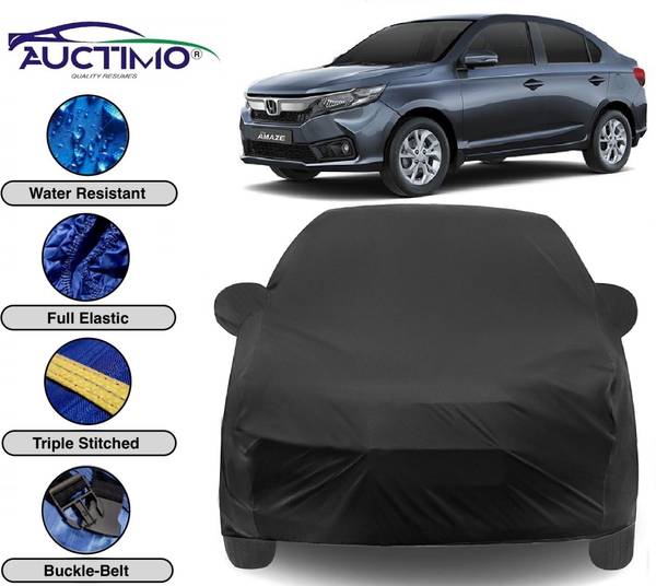 AUCTIMO Car Cover For Honda Amaze With Mirror Pockets Price