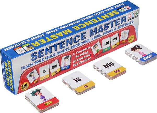 avis EDUCATIONAL SENTENCE MASTER FOR KIDS. LEARN WORDS, VOCABULARY,AND TO MAKE SENTENCES