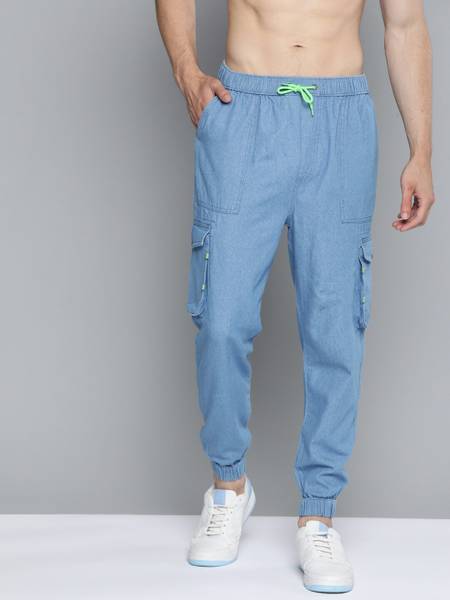Kook N Keech Regular Fit Men Blue Trousers