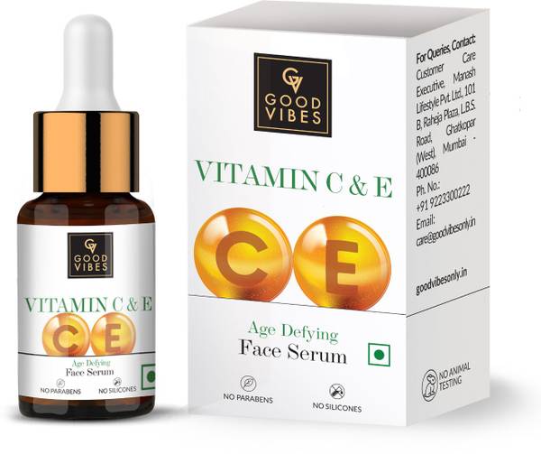 GOOD VIBES Vitamin C & E Age-Defying Face Serum