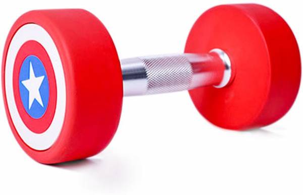 Captain america online dumbbell set