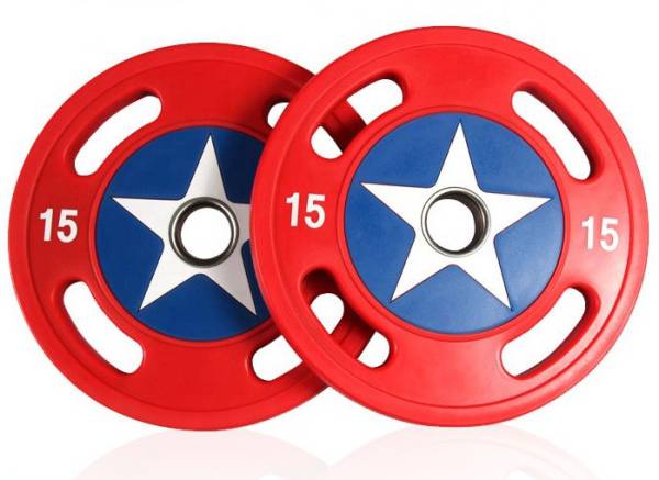 EXTREME FIT 30 kg Captain America Premium ( 15KGx2 ) Home Gym Combo