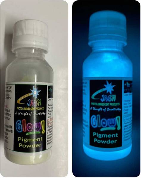 RADIUM GLOW PAINT POWDERS Blue Colour 25gms