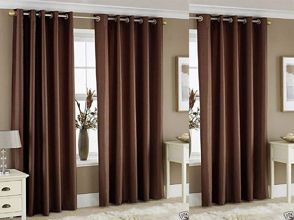 Radhey Radhey Decor 243 cm (8 ft) Polyester Semi Transparent Door Curtain (Pack Of 6)