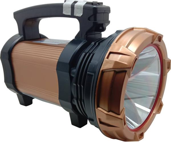 MNT Sales 120 W Water Proof Jumbo Torch With 2 Km Long Range,Supports Solar 5 Modes 10 hrs Torch Emergency Light