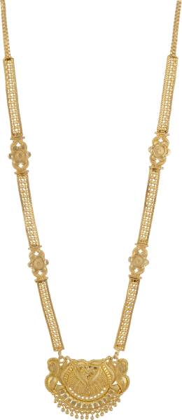 RAMDEV ART FASHION JEWELLERY Designer and Stylish Gold Plated Mangalsutra For Women and Girls Copper Mangalsutra
