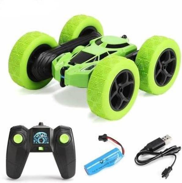 TrueBucks Power LegeRC Radio Remote Control 360 Degree high-Speed Rotation 2.4GHz RC Toy Super Racing Stunt Car with Chargeable Battery and Charger Toys for Kids/Boys nd 360 Degree Stunt Remote Control Car with Wide Tyres, Recharegable