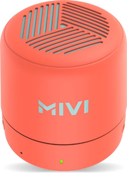 Mivi Play 5 W Portable Bluetooth Speaker  (Orange, Mono Channel)