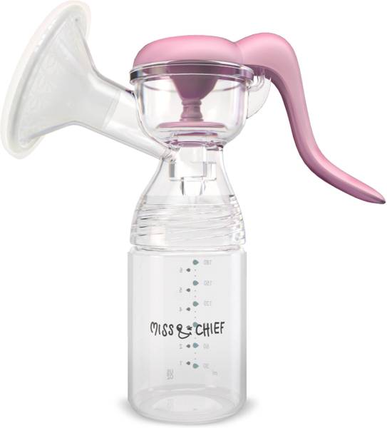Miss & Chief by Flipkart Manual Breast Pump with Adjustable Suction Glass Bottle - Manual