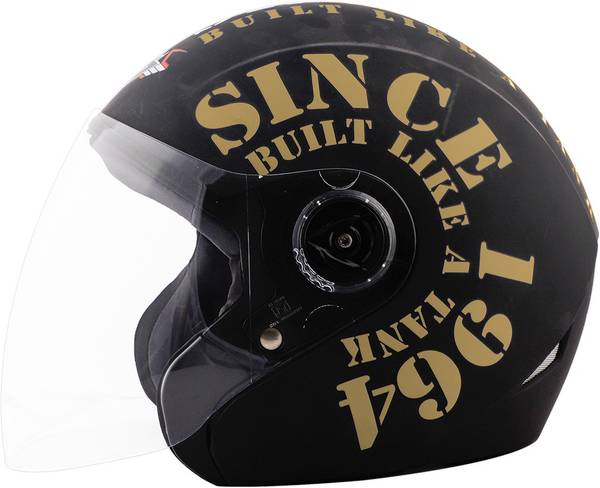 Steelbird SB-43 7Wings Yoyo Tank Open Face Graphic Helmet Motorbike Helmet