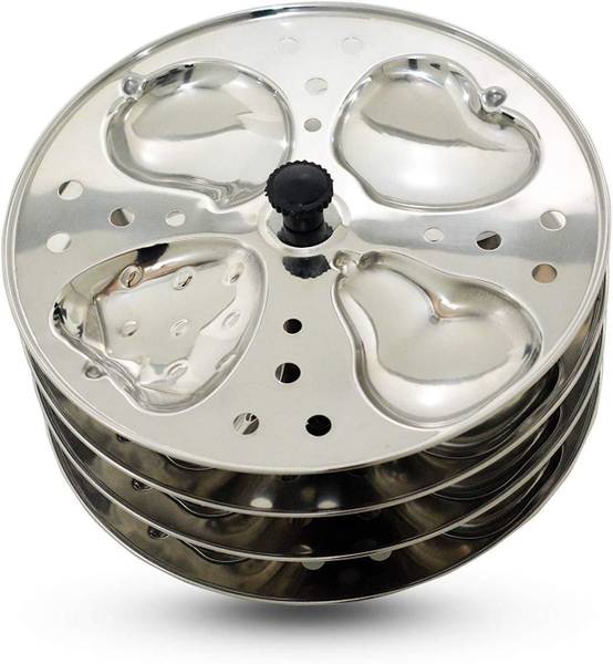 Edli Stand Perfect Pricee Idli Stand-Fruity Stainless Steel Idli Stand (4 Tray ...