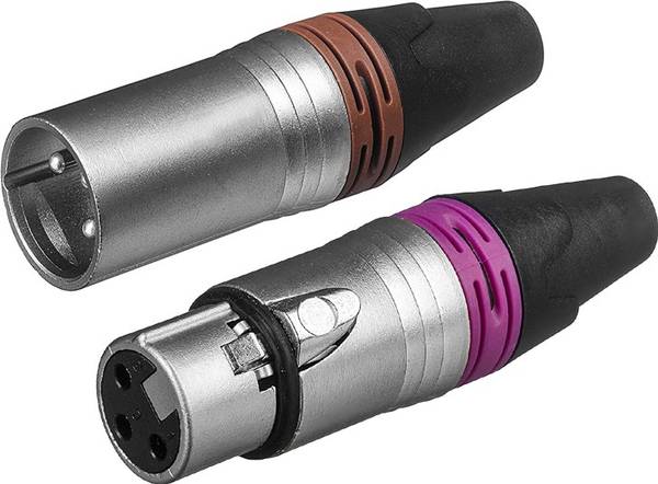 sriaarnika 3 Pin Mic connector Male and Female Combo for Amplifier Guitar Mixer Connectors 3 Pin Mic connector Male and Female Connectors