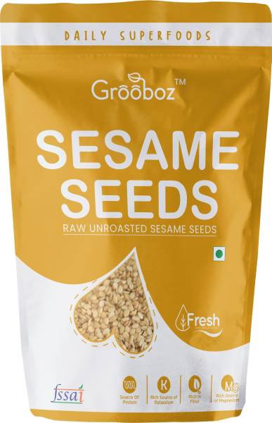 Grooboz Sesame Seed OR White Till Rich in Fiber Sesame Seeds