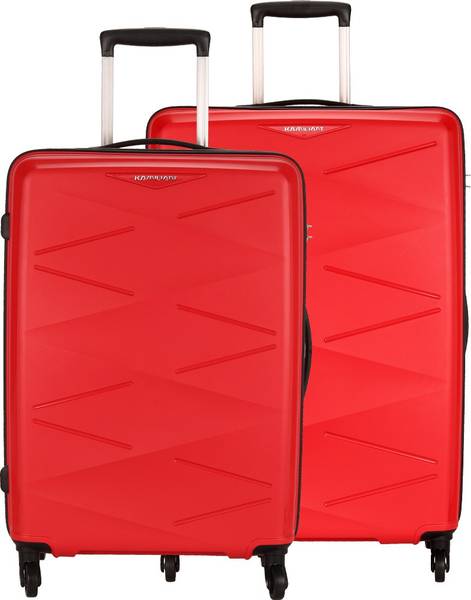 Hard Body Set of 2 Luggage - TRIPRISM SPINNER 2PC SET RED - Red
